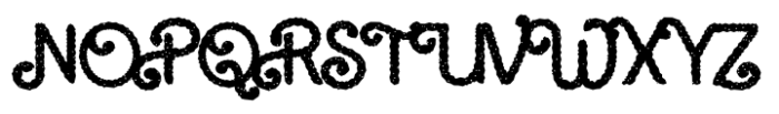 Barby Cluster Font UPPERCASE