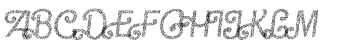 Barby Glitter Rounded Italic Font UPPERCASE