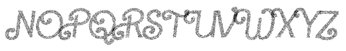 Barby Glitter Rounded Italic Font UPPERCASE