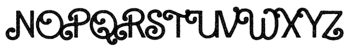 Barby Micron Rough Font UPPERCASE