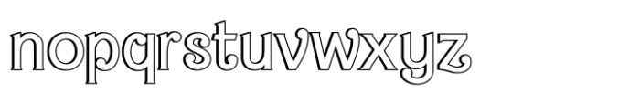Barby Shadow Font LOWERCASE