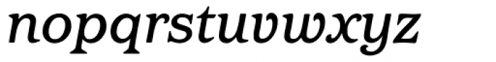 Barcelona Medium Italic Font LOWERCASE