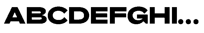 Barcola Expanded Bold Font UPPERCASE