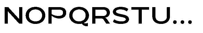 Barcola Expanded Medium Font UPPERCASE