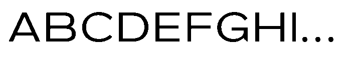 Barcola Expanded Regular Font UPPERCASE