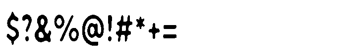 Barconat Condensed Font OTHER CHARS
