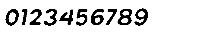 Barconat Italic Font OTHER CHARS