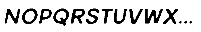 Barconat Italic Font UPPERCASE
