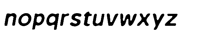 Barconat Italic Font LOWERCASE