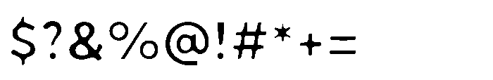 Barconat Light Font OTHER CHARS