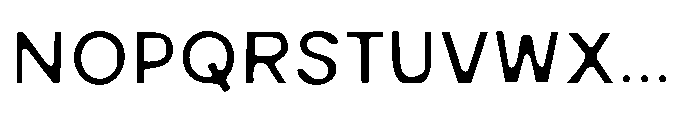 Barconat Light Font UPPERCASE