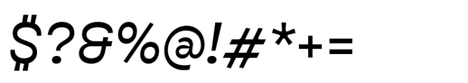 Bardamu Normal Half Italic Font OTHER CHARS