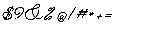 Bardeno Font OTHER CHARS