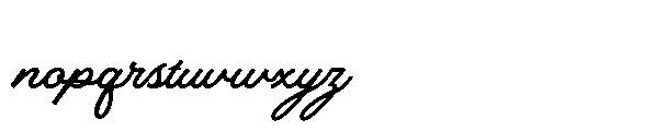 Bardeno Font LOWERCASE