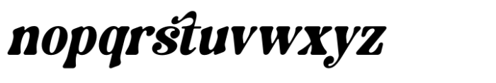 Bardes Magic Italic Font LOWERCASE