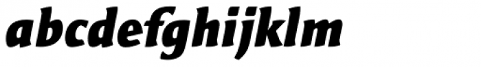 Bardi Ultra Bold Italic Font LOWERCASE