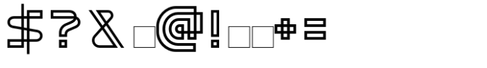 Bardo Bold Font OTHER CHARS