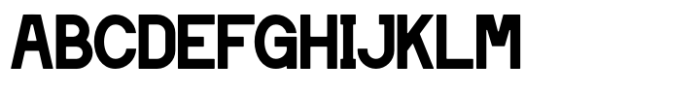 Bared Regular Font UPPERCASE