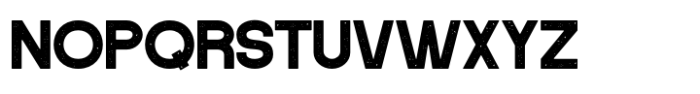 Bared Stamp Font LOWERCASE