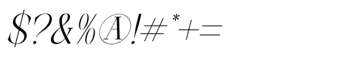 Barely Painter Italic Font OTHER CHARS