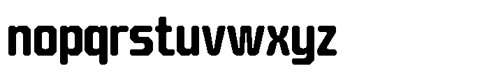 Barend Bold Font LOWERCASE