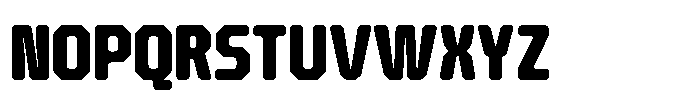 Barend Extra Bold Font UPPERCASE