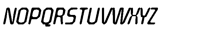 Barend Slanted Light Font UPPERCASE