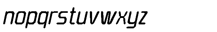 Barend Slanted Light Font LOWERCASE