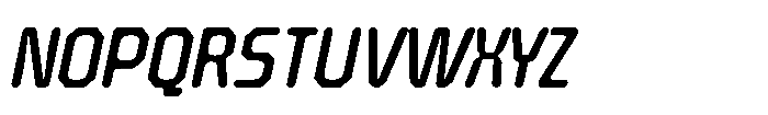 Barend Slanted Regular Font UPPERCASE