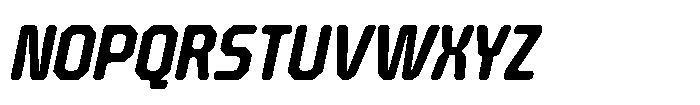 Barend Slanted Semi Bold Font UPPERCASE