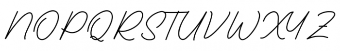 Barethelly Signature Regular Font UPPERCASE
