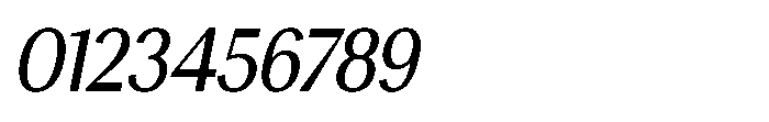 Bargalis Medium Semi Condensed Slanted Font OTHER CHARS