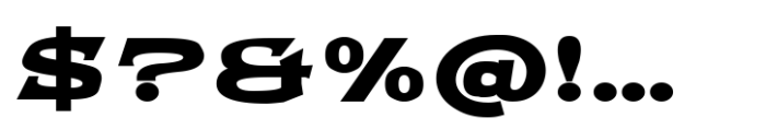 Bargum Bold Font OTHER CHARS