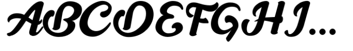 Barico Font UPPERCASE