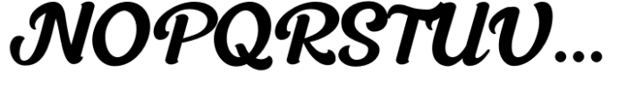 Barico Font UPPERCASE