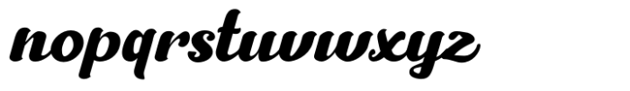 Barico Font LOWERCASE