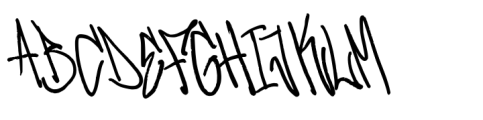 Barikend Graffiti Font UPPERCASE