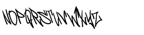 Barikend Graffiti Font LOWERCASE