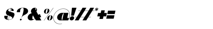 Barilod Italic Font OTHER CHARS