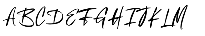 Barinde Brush Font UPPERCASE