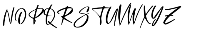Barinde Brush Font UPPERCASE
