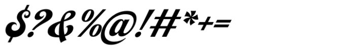 Barionette Script Italic Font OTHER CHARS