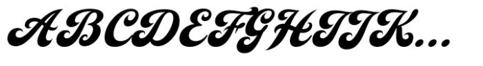 Barionette Script Italic Font UPPERCASE