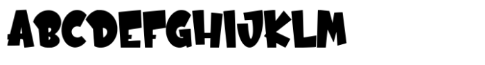 Bariso Cawfu Font LOWERCASE