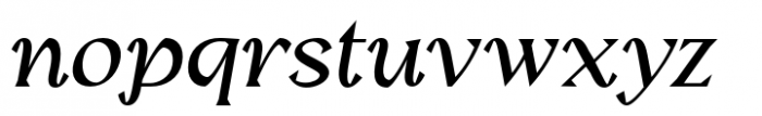 Barito Semi Bold Italic Font LOWERCASE