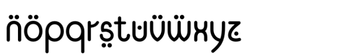 Barka Regular Font LOWERCASE