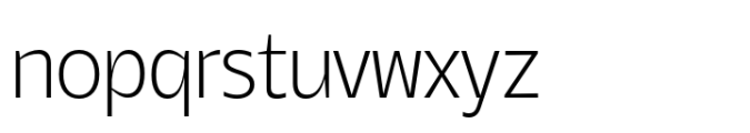 Barkanon Extra Light Font LOWERCASE