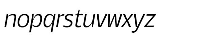 Barkanon Light Italic Font LOWERCASE