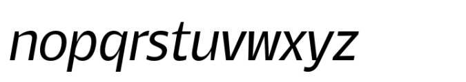 Barkanon Regular Italic Font LOWERCASE