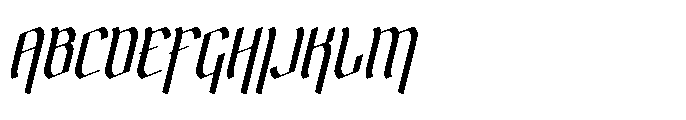 Barklise Italic Font UPPERCASE